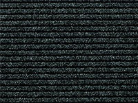 24" x 36" Twin Ribbed Vinyl Backed Indoor/Outdoor Area Utility Mat - Survivor - Black