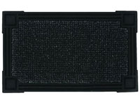 18" x 30" Grassworx Capitol Astroturf Entrance Scraper Doormat - Cinder w/ Rubber Frame