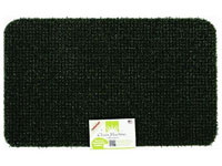 17.5" x 29.5" Grassworx Clean Machine® Plus Astroturf Entrance Scraper Doormat - Hunter Green