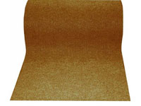 36" x 82' Twin Ribbed Gelfoam Backed Indoor/Outdoor Floor Runner - Siamese - Brown