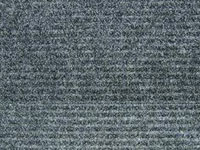 24" x 60" Twin Ribbed Gelfoam Backed Indoor/Outdoor Floor Runner - Siamese - Dark Gray