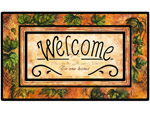 18" x 30" Arbor Printed Heavy-Duty Rubber Flow-Through Wiper Entrance Doormat