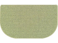 23.5" x 40" Pebble Berber Loop Half Round Hearth Rug - Solid Beige 620645