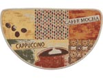 17.5" x 29.5" Berber Loop Java Half Round Entrance Doormat 621013