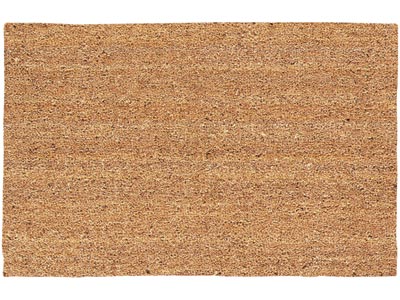 15.5" x 26.5" Natural Decoir Brush Wiper Entrance Doormat - Tan - Residential Mats &amp; Doormats
