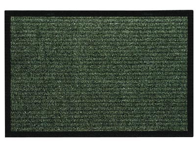 18" x 28" Utility Master Clean Floor Entrance Doormat - Green - Residential Scraper Matting &amp; Carpeting