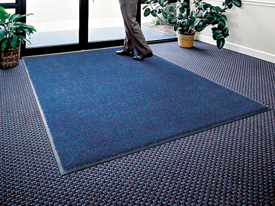 Andersen [125] ColorStar™ Solution Dyed Indoor Wiper/Finishing Floor Mat - Nylon Face - Rubber Backing - 3/8" Thickness - Commercial Floor Mats &amp; Carpets