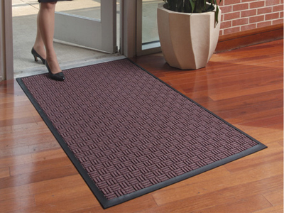 Andersen [265] WaterHog™ Masterpiece™ Select Indoor Scraper/Wiper Entrance Floor Mat - Rubber Border - 1/4" Thickness - Commercial Entrance Mats &amp; Carpets