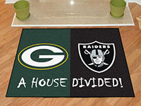 NFL Logo House Divided Mats