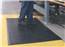 Andersen 371 Cushion Station Wet/Oily Area Anti-Fatigue Floor Mat - Black - Drainable - 7/16
