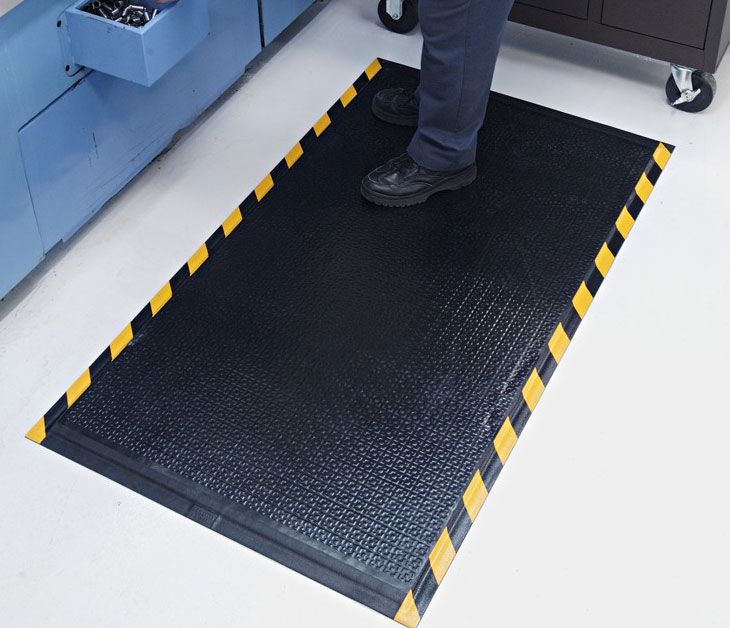 Happy Feet AntiFatigue Mat Textured Surface OSHA Border