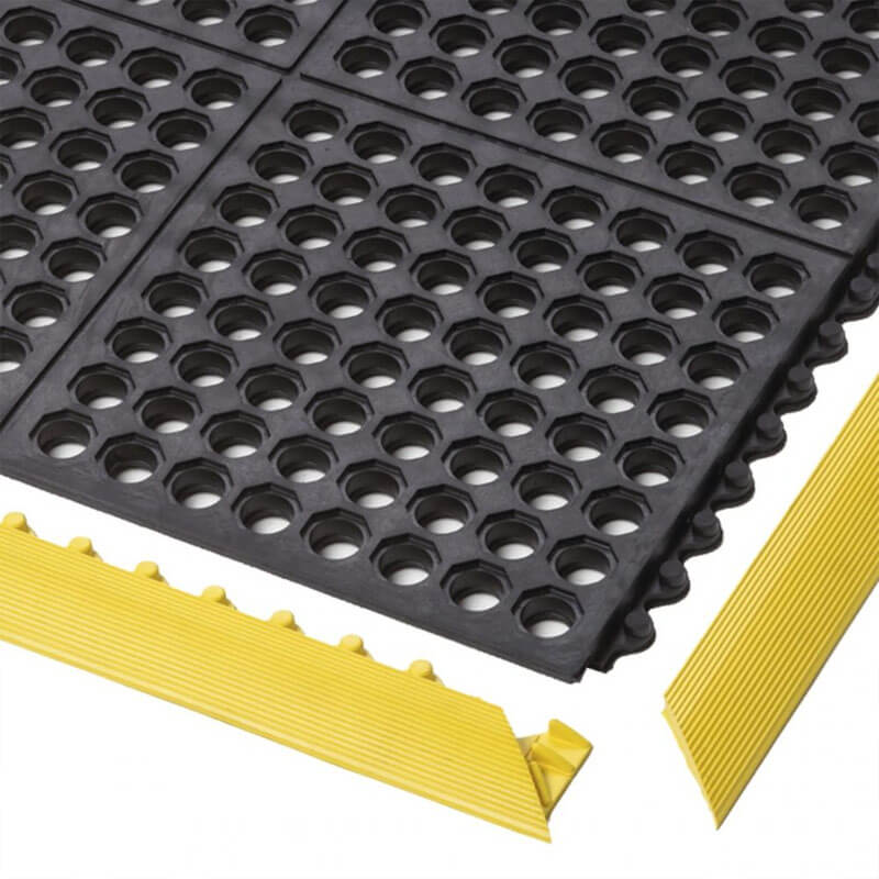 Tile Top Anti-Fatigue Mats for Wet Environments are Tile Top Anti