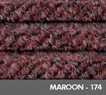 Andersen 2249 WaterHog ECO Grand Premier Fashion Indoor Scraper/Wiper Entrance Floor Mat - Maroon - 174