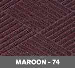Andersen [2295] WaterHog™ ECO Premier Fashion Indoor Scraper/Wiper Entrance Floor Mat - Maroon - 174