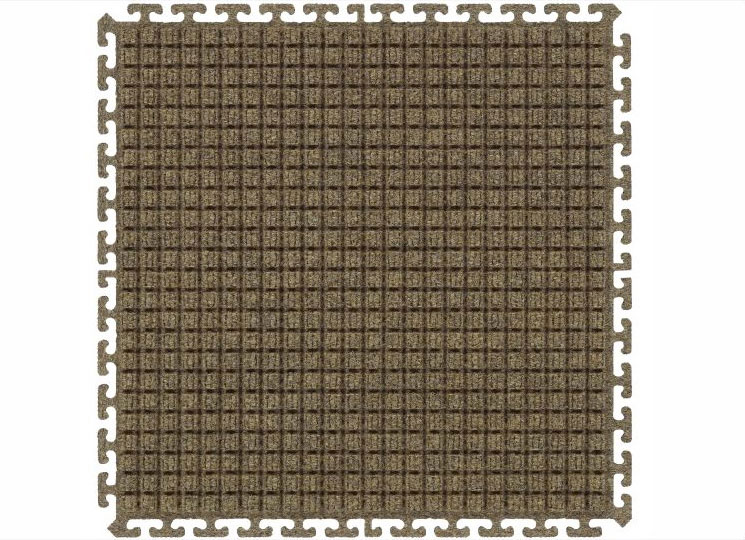 Waterhog Modular Tile Square Scraper/Wiper Entrance Mat              