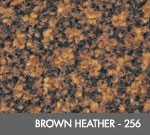 Andersen [125] ColorStar™ Solution Dyed Indoor Wiper/Finishing Floor Mat - Nylon Face - Rubber Backing - Brown Heather - 256
