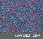 Andersen [125] ColorStar™ Solution Dyed Indoor Wiper/Finishing Floor Mat - Nylon Face - Rubber Backing - Navy Spice - 259**