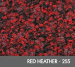 Andersen [125] ColorStar™ Solution Dyed Indoor Wiper/Finishing Floor Mat - Nylon Face - Rubber Backing - Red Heather - 255