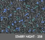 Andersen [125] ColorStar™ Solution Dyed Indoor Wiper/Finishing Floor Mat - Nylon Face - Rubber Backing - Starry Night - 258