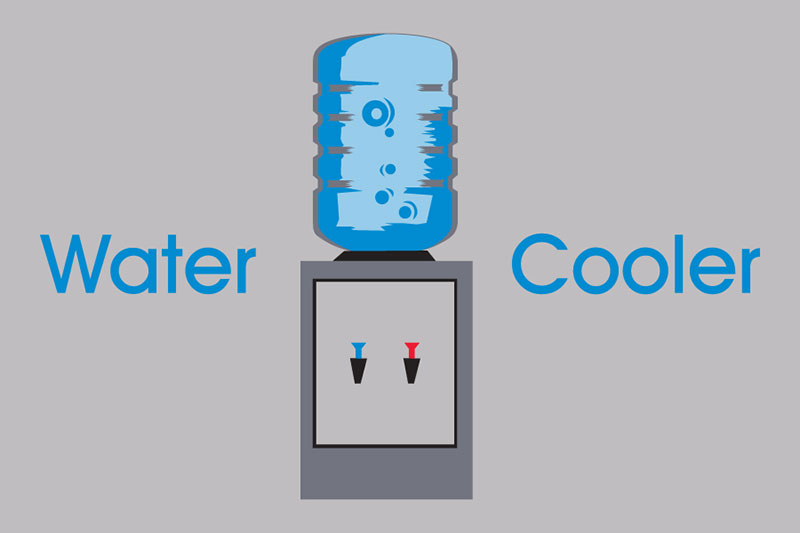 Water Cooler Message Mat - Grey - 2x3