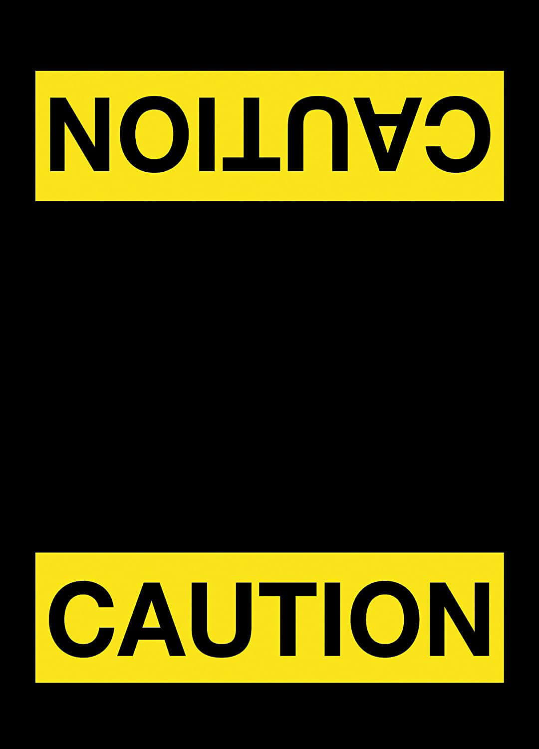 Safety Message Floor Mat - Caution