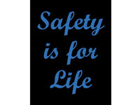 Safety Message Floor Mat - Safety Is For Life