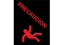 Safety Message Floor Mat - Precaucion