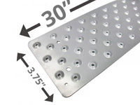 HandiRamp Non-Ski Stair Tread - Silver HP-NST-100               