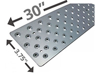 HandiRamp Non-Skid Stair Tread - Clear Coat Anodized HP-NST-105