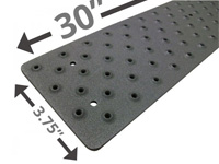 HandiRamp Non-Skid Stair Tread - Powder Coated Black HP-NST-191                                        