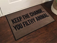Home Alone Christmas Welcome Mat