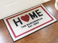 Custom Home Door Mat - 22" x 32" GM-CUSTHOME