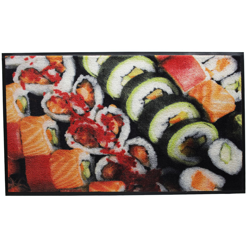 Sushi Roll HD Photo Carpet Mat Commercial Floor