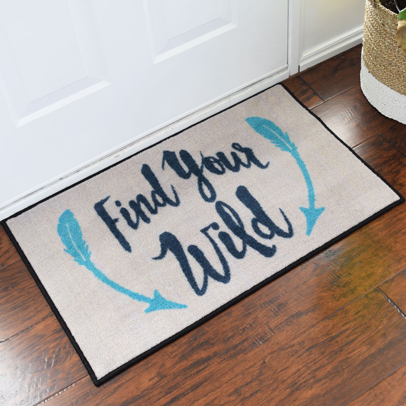 2' x 3' Find Your Wild Welcome Doormat - FloorMatShop - Commercial Floor  Matting & Custom Logo Mats