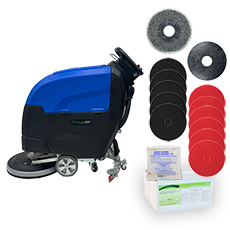20" Stinger 20ST Traction Drive Battery Powered Automatic Floor Scrubber Kit UC-20ST-KIT