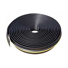 GaraDry Garage Door Seal Trade Coil 1/2 in. High - Black WS002-15