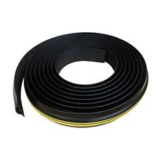 GaraDry Garage Door Seal Trade Coil 1 in. High - Black WS006