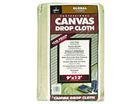 Reaves Ultimate Coated Butyl II® Leakproof Canvas Drop Cloth - 9' x 12'